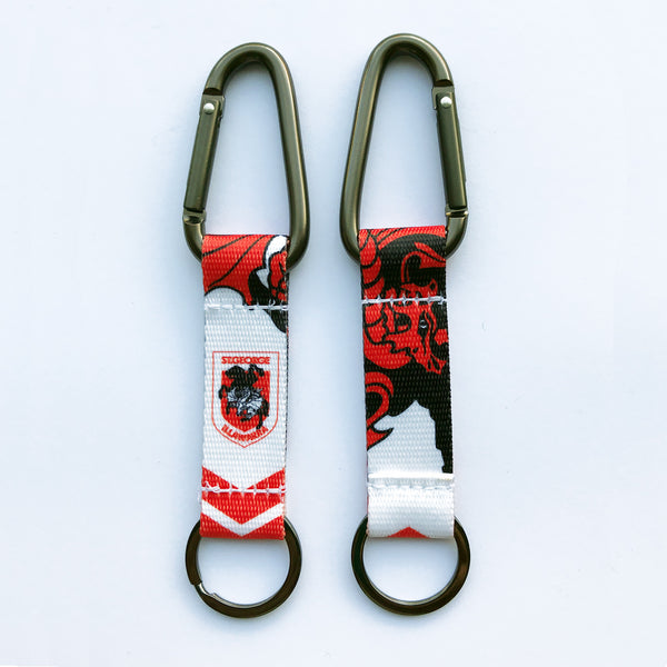 St George Dragons NRL Carabiner Keyring