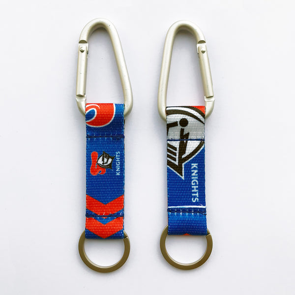 Newcastle Knights NRL Carabiner Keyring