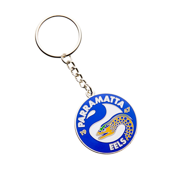 Parramatta Eels NRL Metallic Logo Keyring