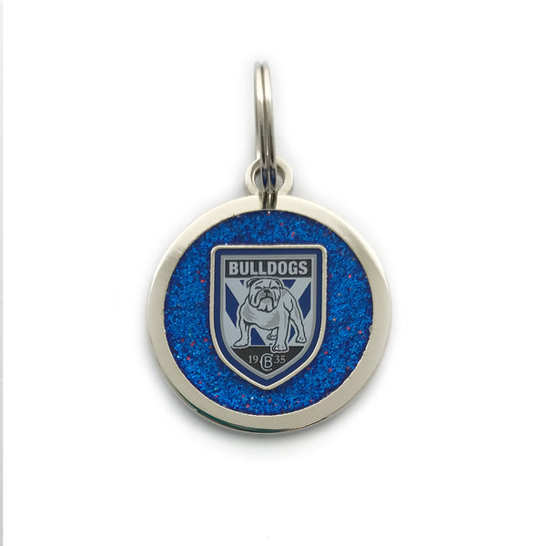 Canterbury Bulldogs NRL Pet Tag Keyring Disc