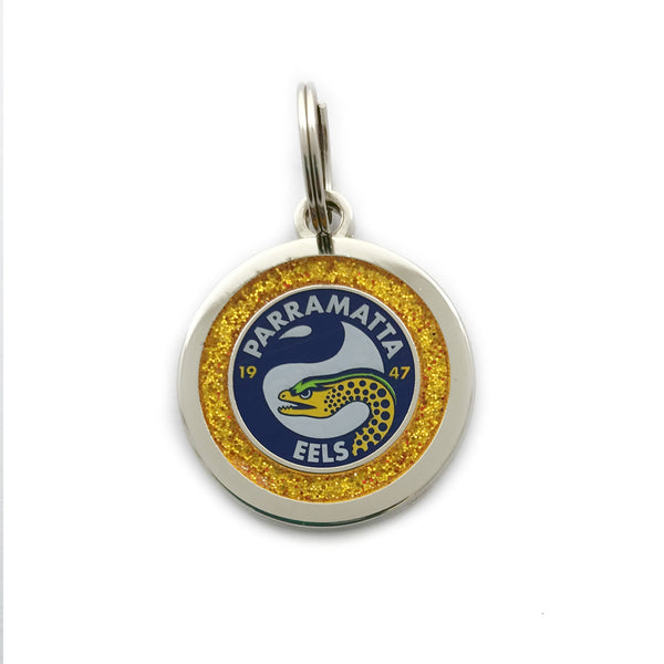 Parramatta Eels NRL Pet Tag Keyring Disc