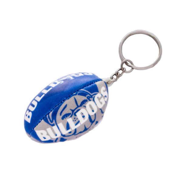 Canterbury Bulldogs NRL Squishy Football Keyring
