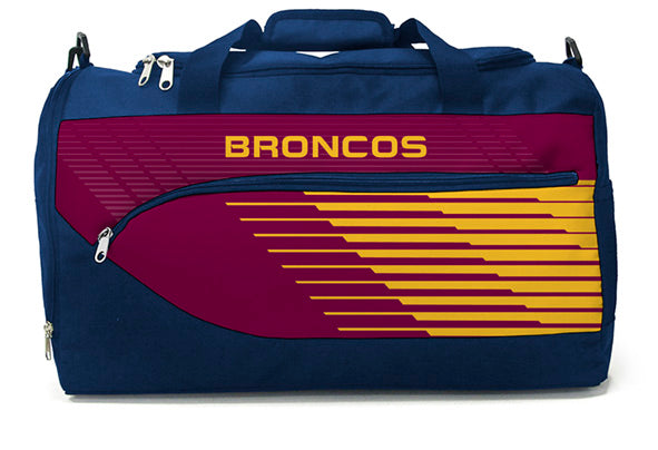Brisbane Broncos NRL Bolt Travel Training Shoulder Sports Bag