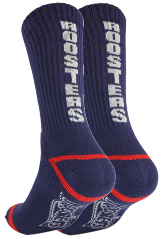 Sydney Roosters NRL Full Terry Sport Crew Socks