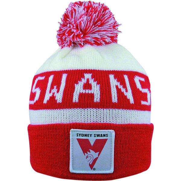 Sydney Swans Pom Pom Bar Beanie