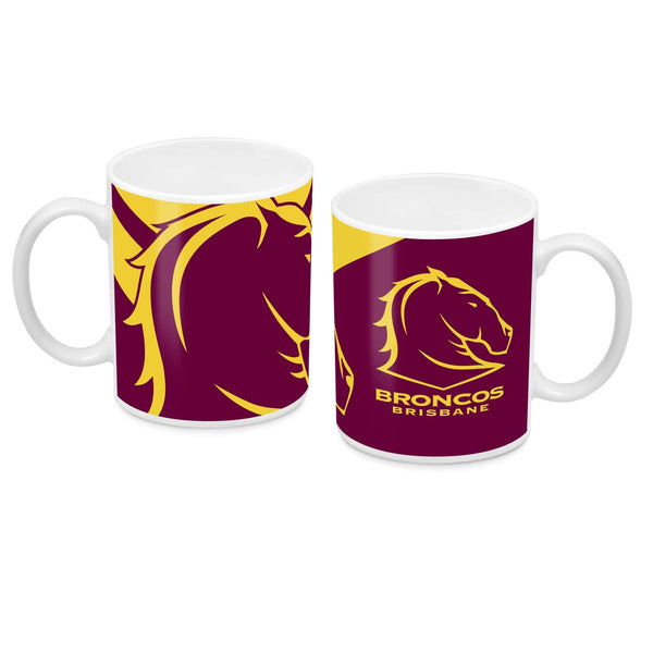 Brisbane Broncos NRL Ceramic Mug