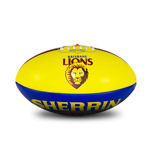 Brisbane Lions Sherrin Autograph Football size 3