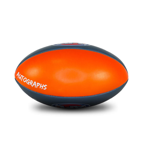 Greater Western Sydney GWS Giants Sherrin Autograph Football size 3