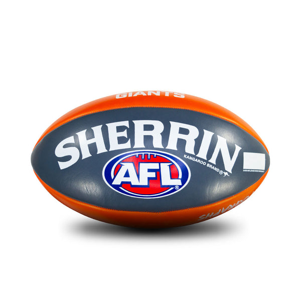 Greater Western Sydney GWS Giants Sherrin Autograph Football size 3