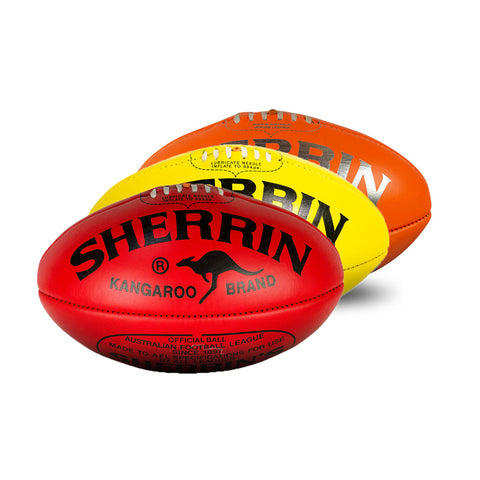 Sherrin Kangaroo Brand KB Game Ball Leather size 5 Football
