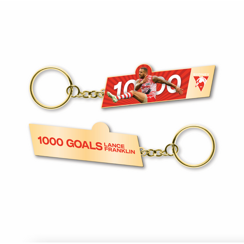 Sydney Swans Lance Buddy Franklin AFL 1000 Goals Keyring