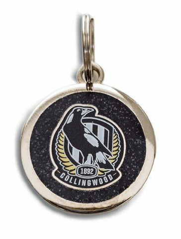 Collingwood Magpies Pet Tag Keyring Disc