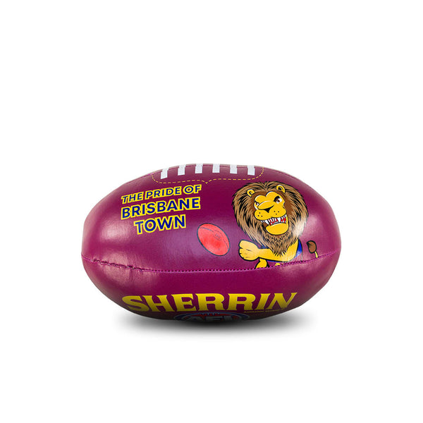 Brisbane Lions Sherrin Soft Footy 20cm